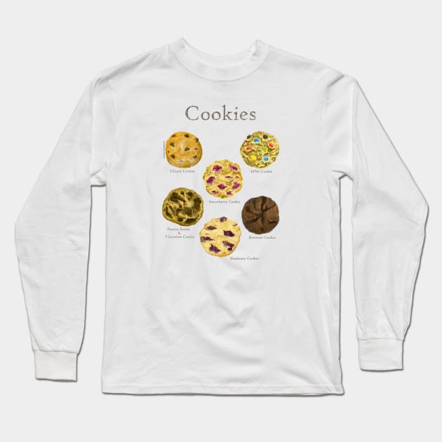 Cookies Long Sleeve T-Shirt by julianamotzko